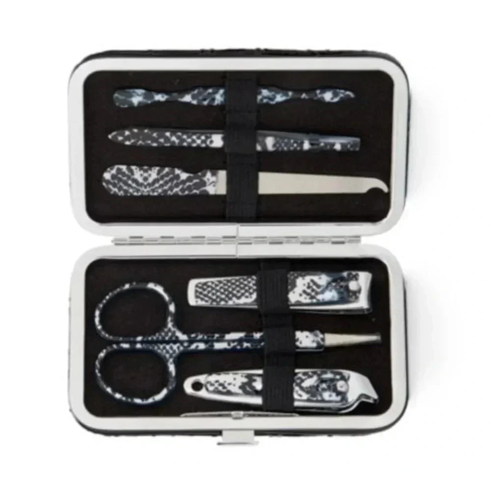 Saks Fifth Avenue Manicure Set - Snake Print: 7‎ Pc